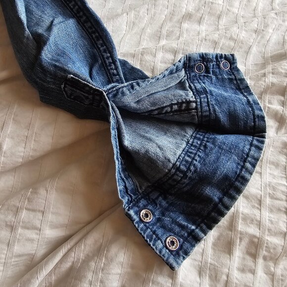 Aritzia TNA Denim Button-up Shirt - Sz S - Picture 9 of 13